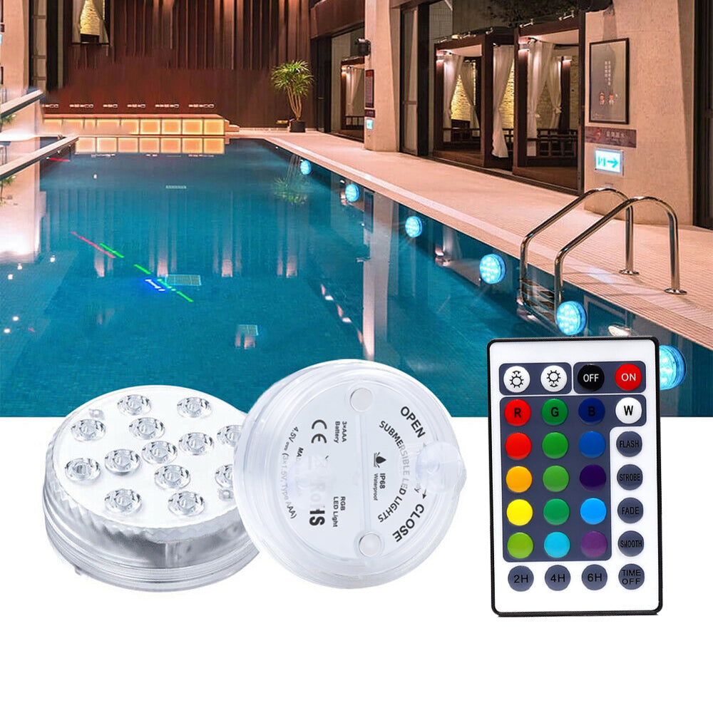 Remote control store submersible led lights