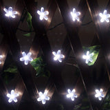 Solar Powered Flower String Lights Cherry Blossom Sakura Fairy Lights_20