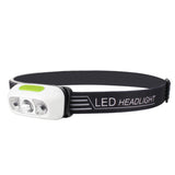 USB Rechargeable 4 Modes LED Flashlight Head Lamp_1