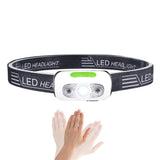 USB Rechargeable 4 Modes LED Flashlight Head Lamp_5