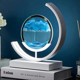 USB Powered 3D Hourglass Quicksand Retro LED Table Lamp_13