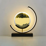 USB Powered 3D Hourglass Quicksand Retro LED Table Lamp_23